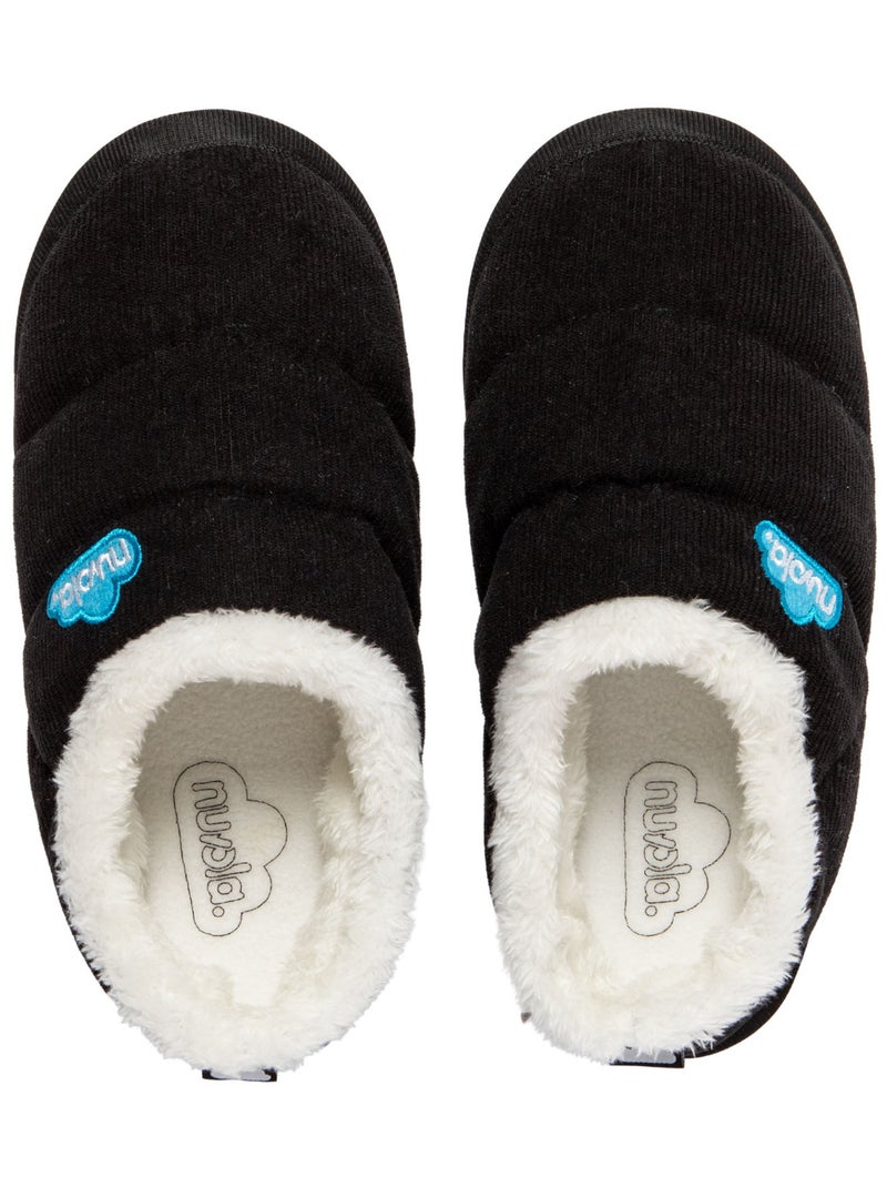 Pantofole unisex Nuvola suola in gomma Nero - Kiabi