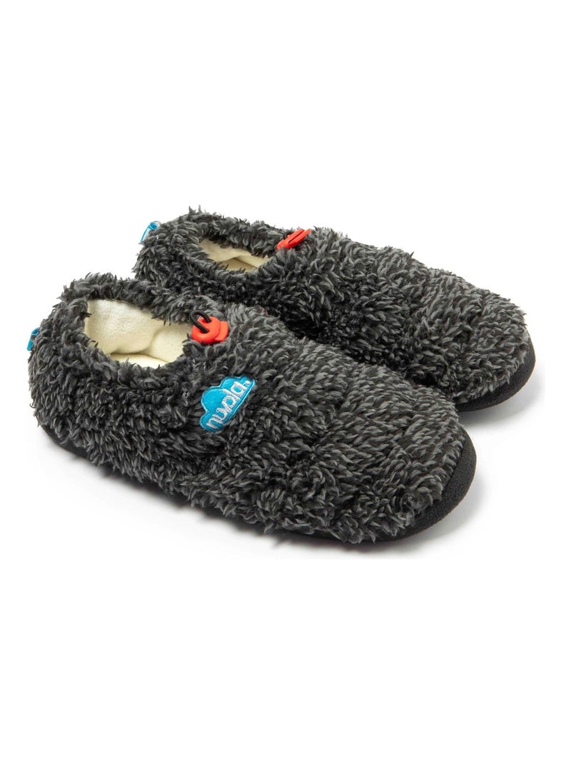 Pantofole unisex Nuvola suola in gomma Nero opaco - Kiabi