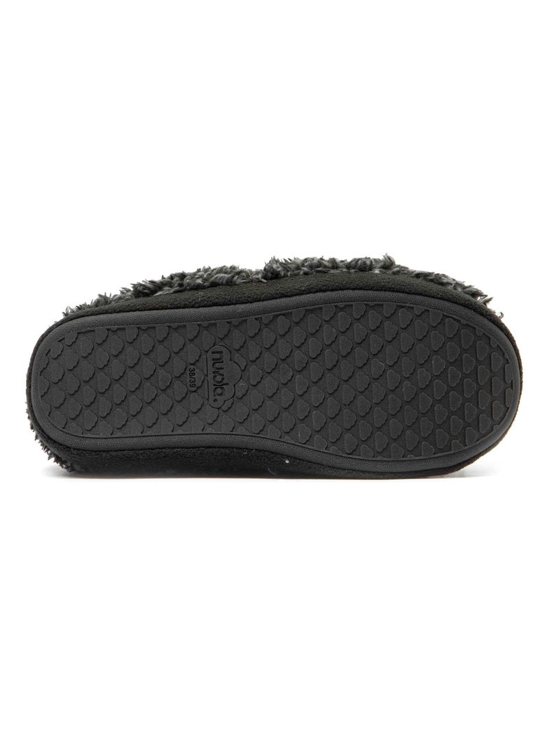Pantofole unisex Nuvola suola in gomma Nero opaco - Kiabi