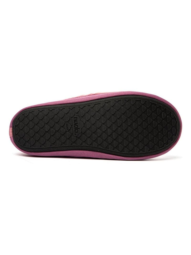 Pantofole unisex Nuvola suola in gomma Rosa scuro - Kiabi