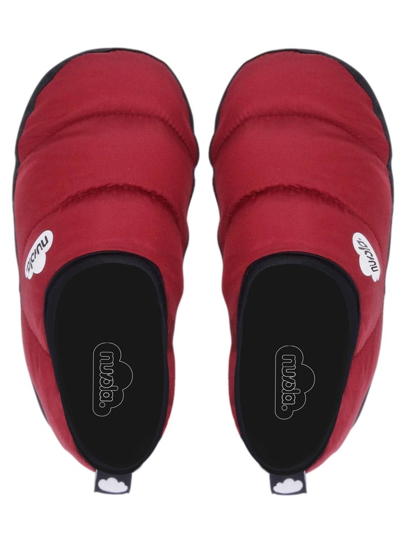 Pantofole unisex Nuvola suola in gomma Rosso - Kiabi
