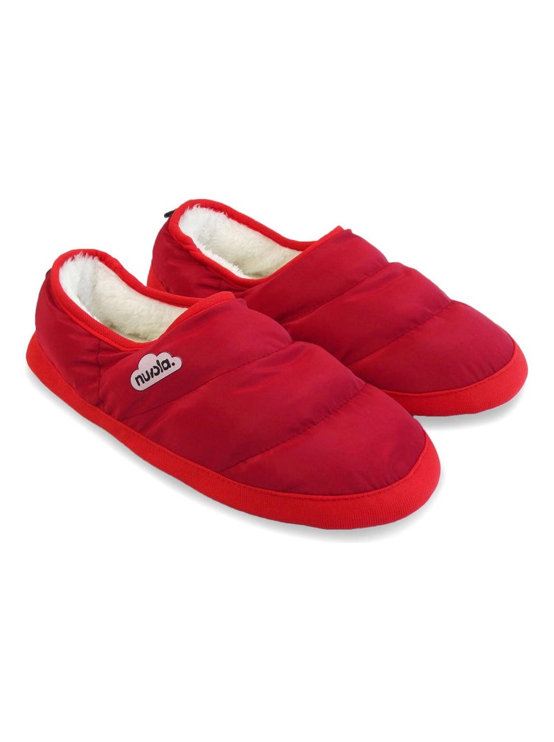 Pantofole unisex Nuvola suola in gomma Rosso - Kiabi