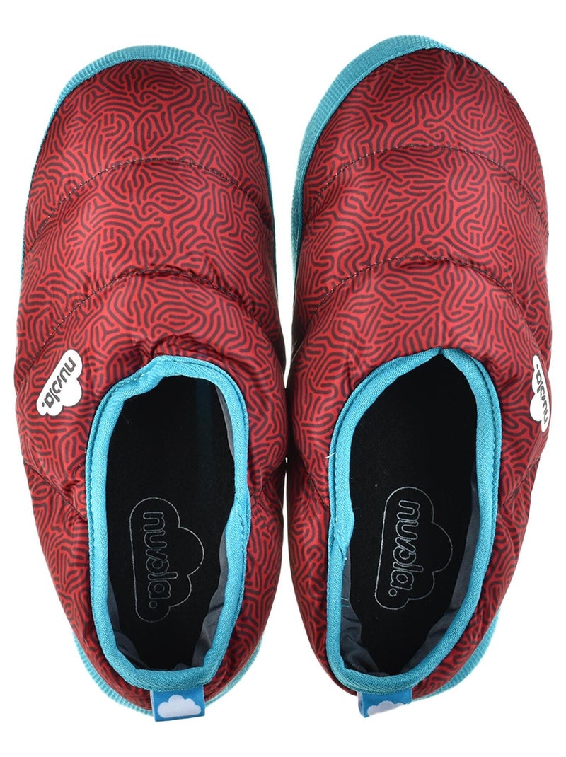 Pantofole unisex Nuvola suola in gomma Rosso - Kiabi