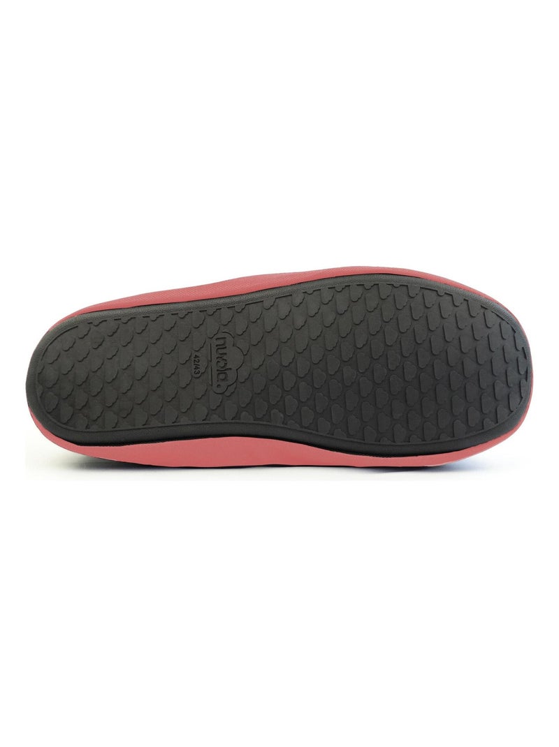 Pantofole unisex Nuvola suola in gomma Rosso - Kiabi