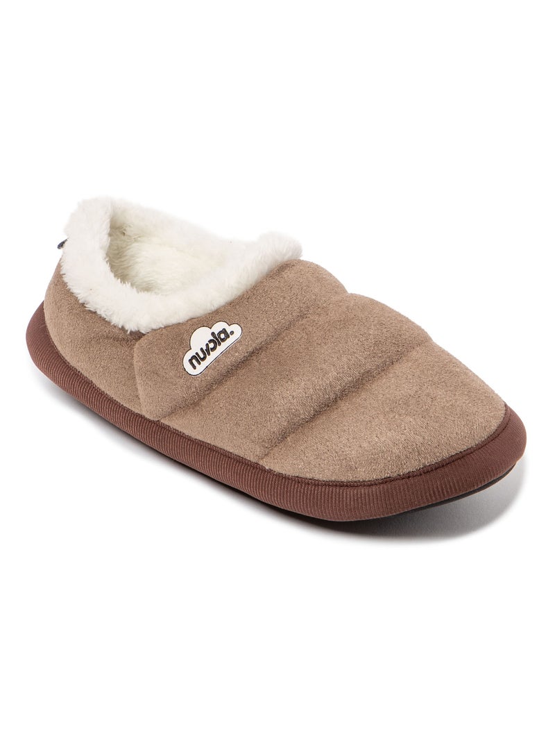 Pantofole unisex Nuvola suola in gomma Tortora - Kiabi