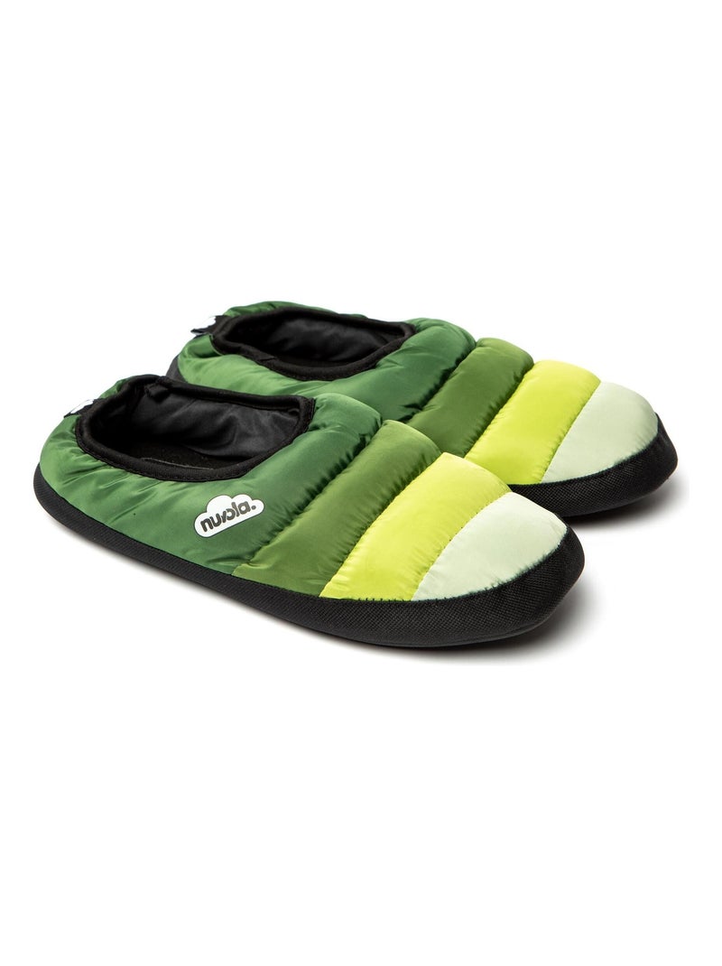 Pantofole unisex Nuvola suola in gomma Verde scuro - Kiabi