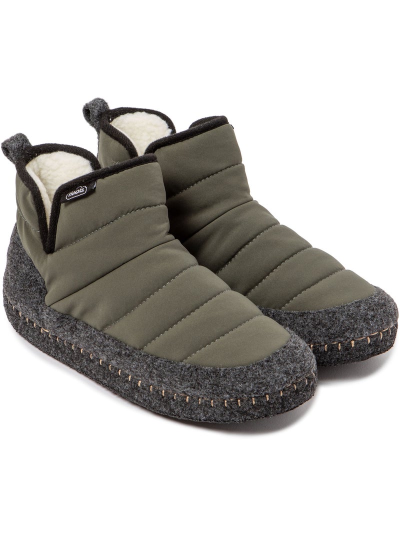 Pantofole unisex Nuvola suola in gomma Verde scuro - Kiabi