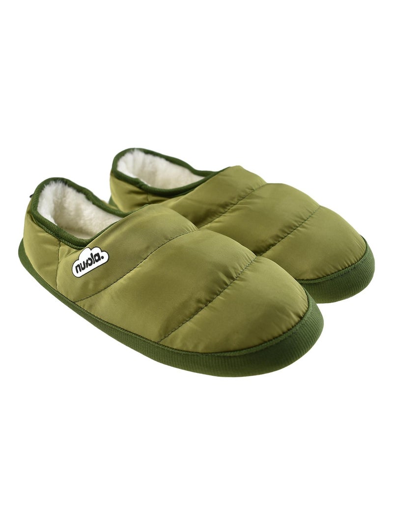 Pantofole unisex Nuvola suola in gomma Verde scuro - Kiabi