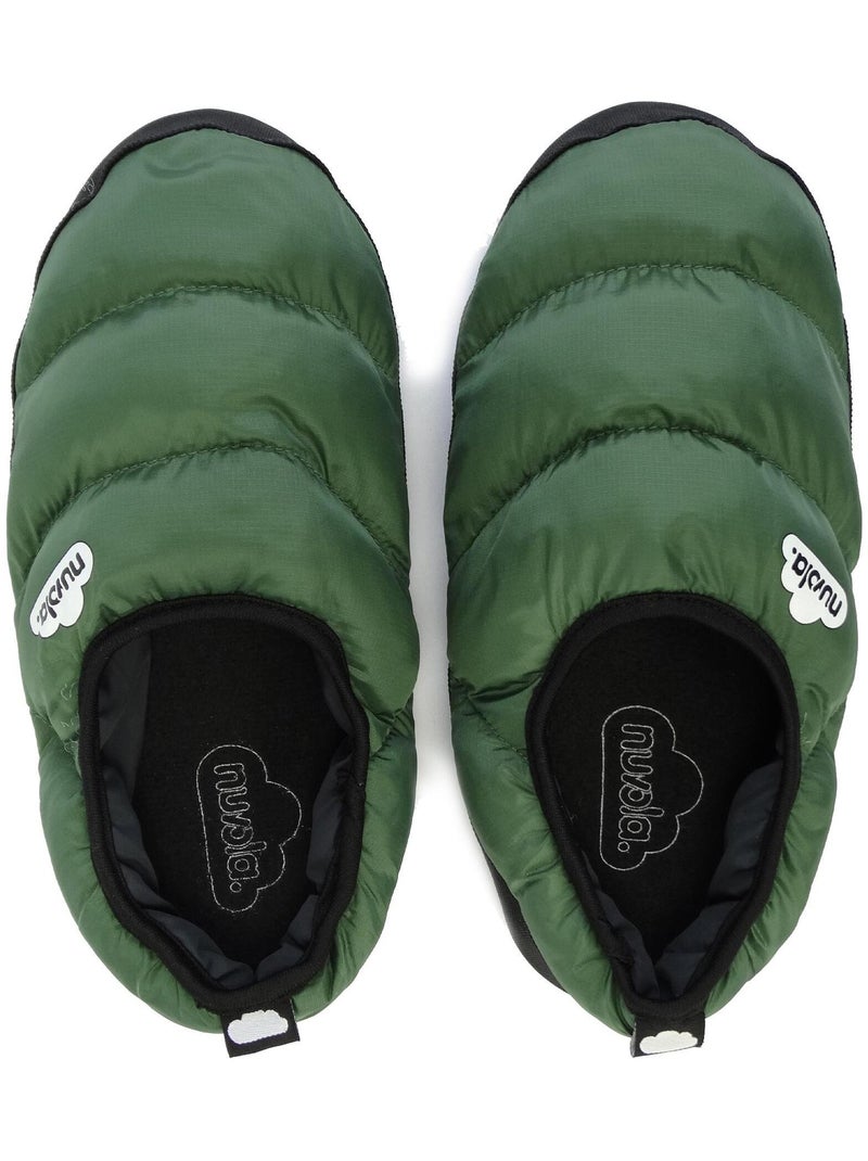Pantofole unisex Nuvola suola in gomma Verde scuro - Kiabi