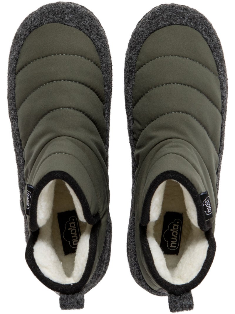 Pantofole unisex Nuvola suola in gomma Verde scuro - Kiabi