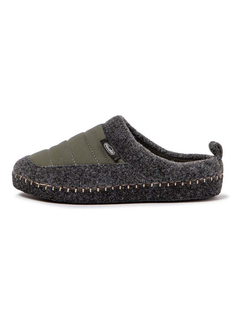 Pantofole unisex Nuvola suola in gomma Verde scuro - Kiabi