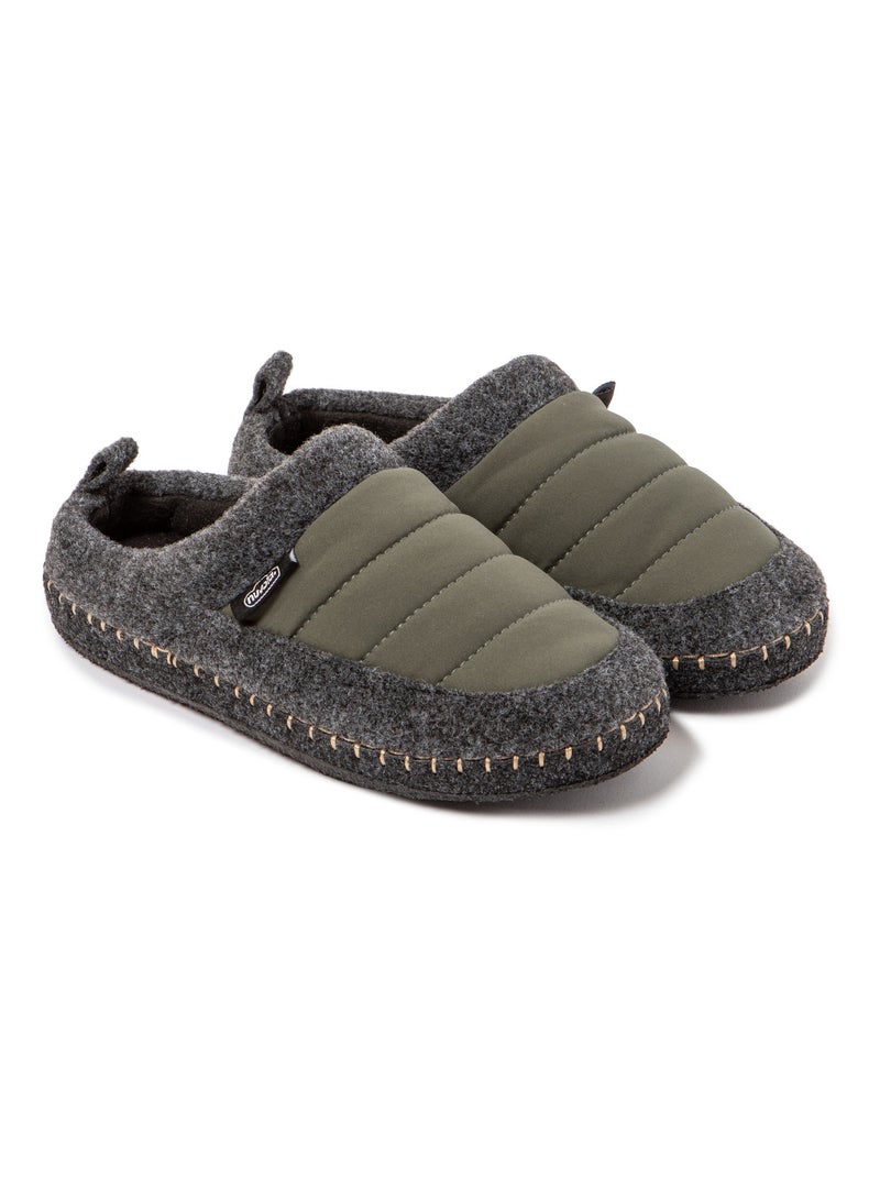 Pantofole unisex Nuvola suola in gomma Verde scuro - Kiabi