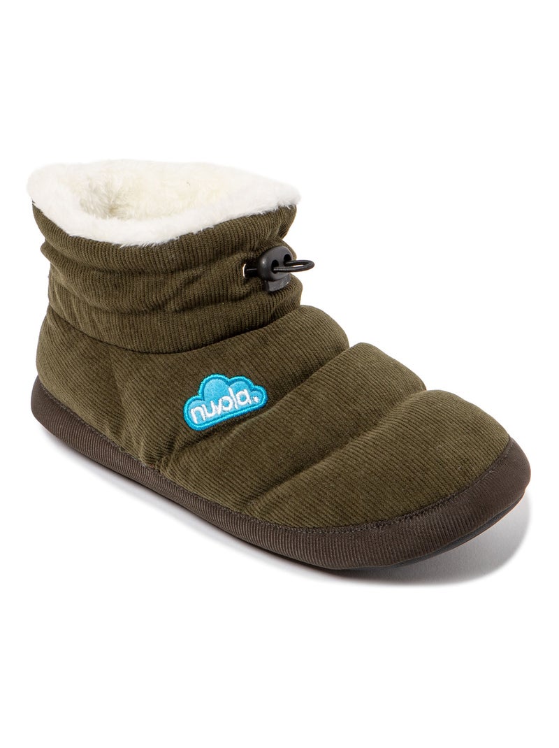 Pantofole unisex Nuvola suola in gomma Verde scuro - Kiabi