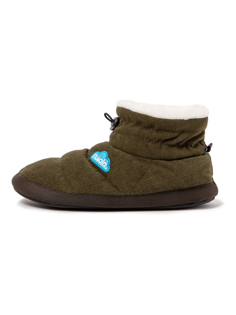 Pantofole unisex Nuvola suola in gomma Verde scuro - Kiabi