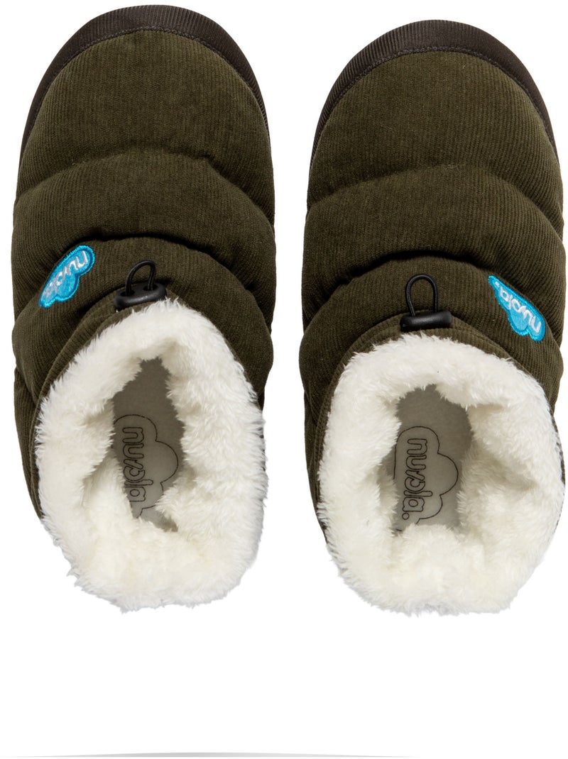 Pantofole unisex Nuvola suola in gomma Verde scuro - Kiabi