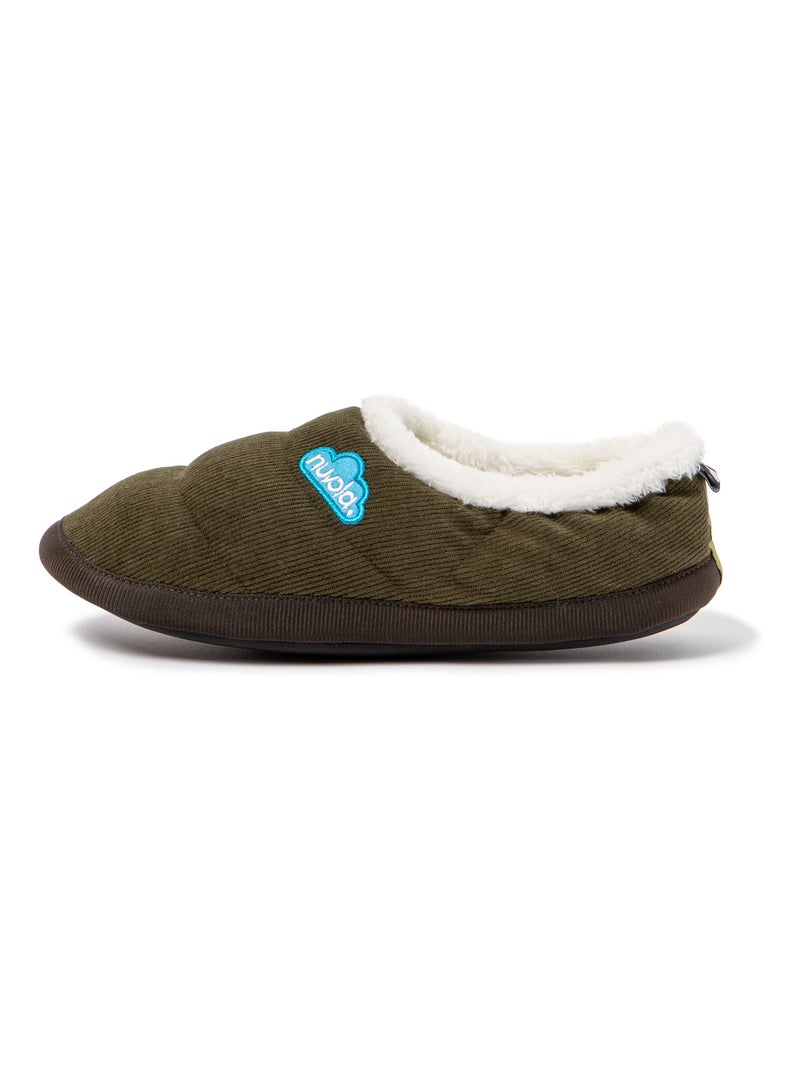 Pantofole unisex Nuvola suola in gomma Verde scuro - Kiabi