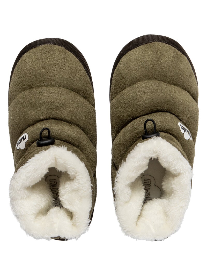 Pantofole unisex Nuvola suola in gomma Verde scuro - Kiabi