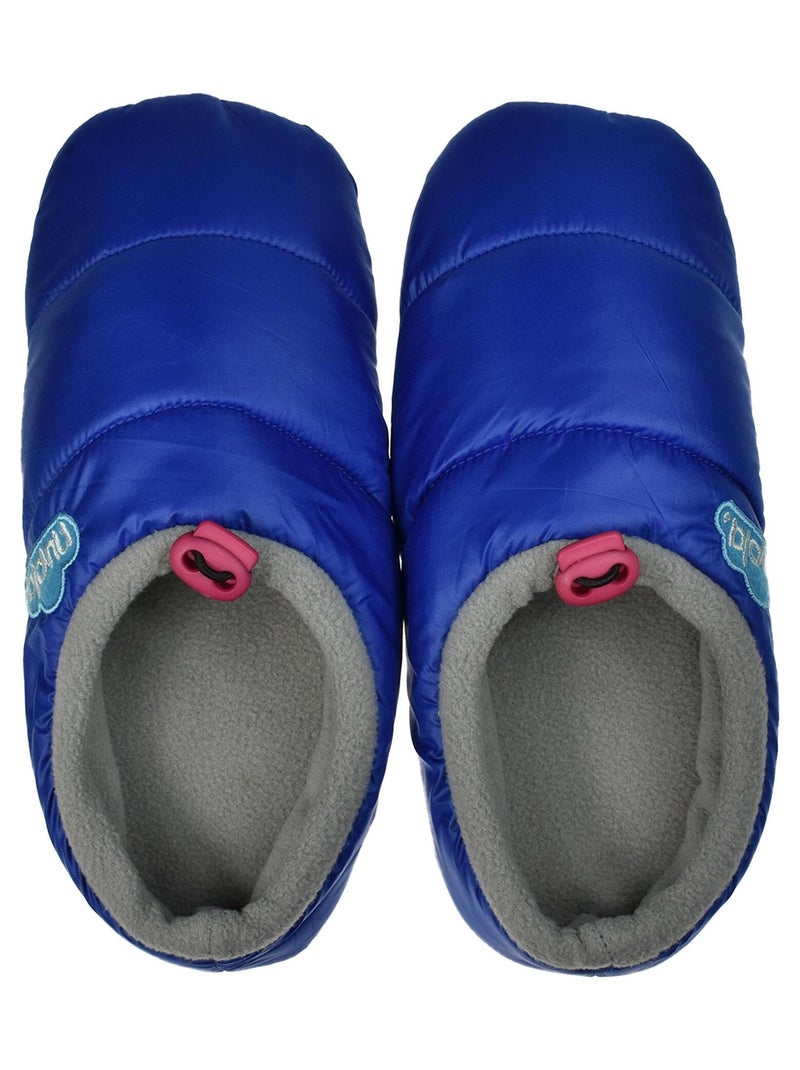 Pantofole unisex Nuvola suola in tessuto Blu reale - Kiabi