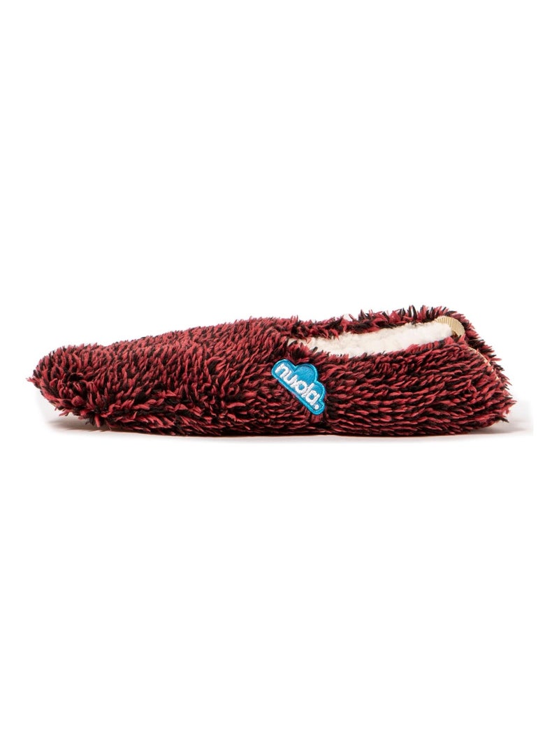 Pantofole unisex Nuvola suola in tessuto Bordeaux - Kiabi