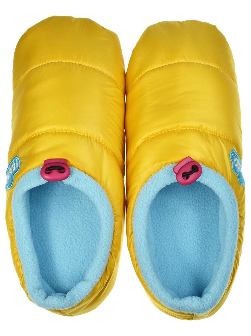 Pantofole unisex Nuvola suola in tessuto Giallo - Kiabi