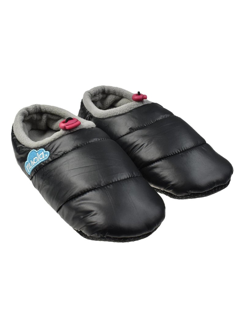 Pantofole unisex Nuvola suola in tessuto Nero - Kiabi