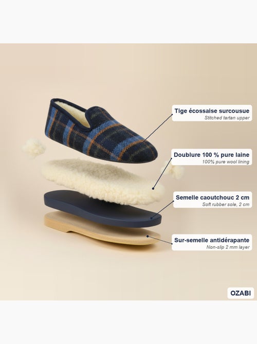 Pantofole unisex ozabi charentaise premium fodera pura lana spagna - Kiabi