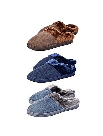 Pantofole uomo Comfort e Qualità Superiore - Confezione da 2