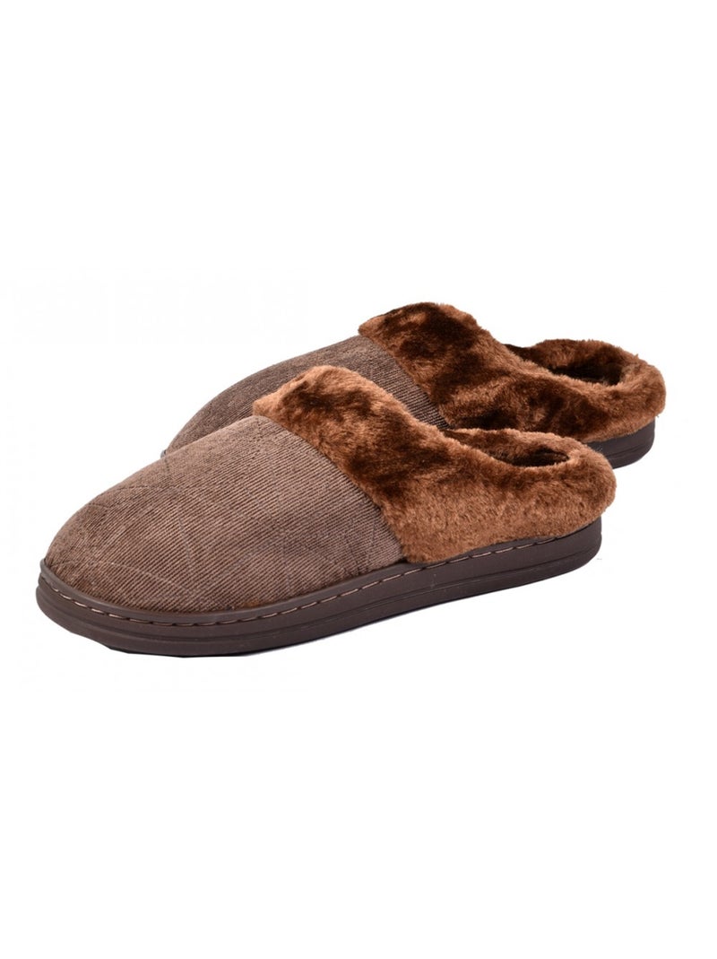 Pantofole uomo Comfort e Qualità Superiore - Confezione da 2 Blu Marrone Grigio - Kiabi