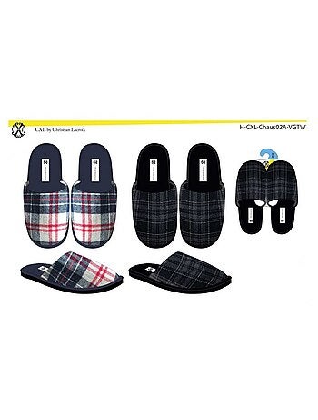 Pantofole Uomo CXL By LACROIX Confezione da 2