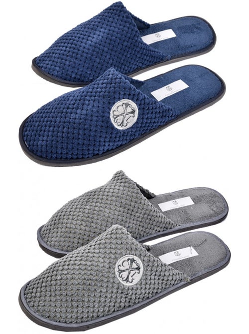 Pantofole Uomo CXL by LACROIX Confort Qualità Pack 2 - Kiabi Pantofole Uomo CXL by LACROIX Confort Qualità Pack 2 - Kiabi