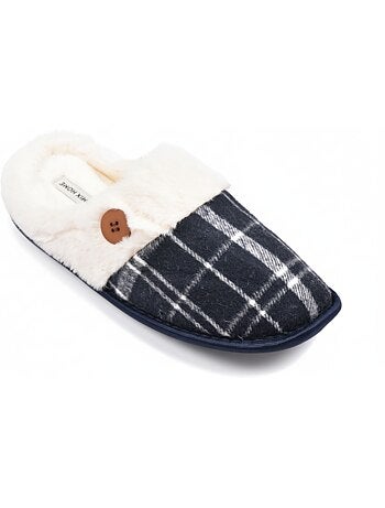Pantofole uomo Jacquard scozzese MU9732
