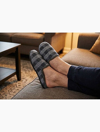 Pantofole Uomo Mule Calde Antiscivolo Comfort OZABI