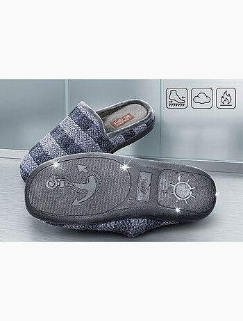 Pantofole Uomo Mule Calde Antiscivolo Comfort OZABI