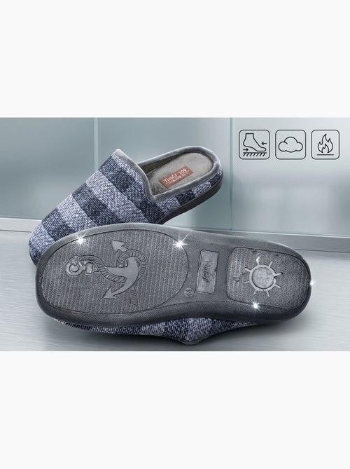Pantofole Uomo Mule Calde Antiscivolo Comfort OZABI - Kiabi Pantofole Uomo Mule Calde Antiscivolo Comfort OZABI - Kiabi