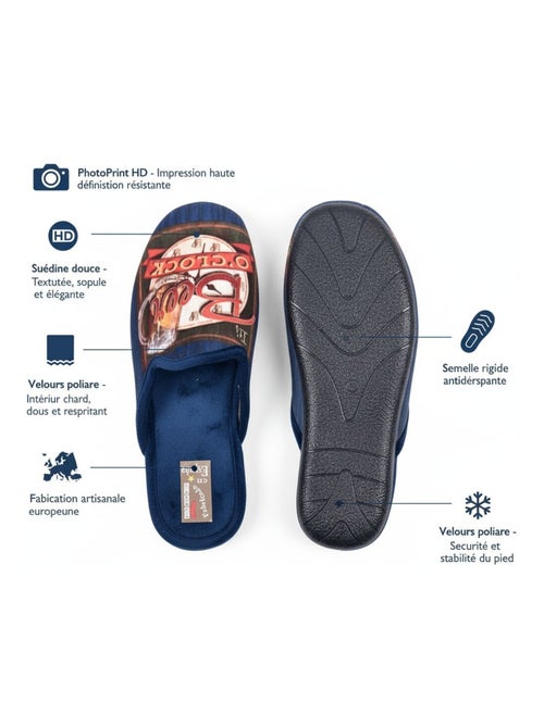 Pantofole Uomo Mule Fantasia PHOTOPRINT - Kiabi