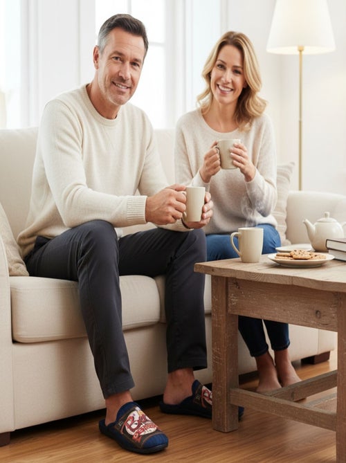 Pantofole Uomo Mule Fantasia PHOTOPRINT - Kiabi