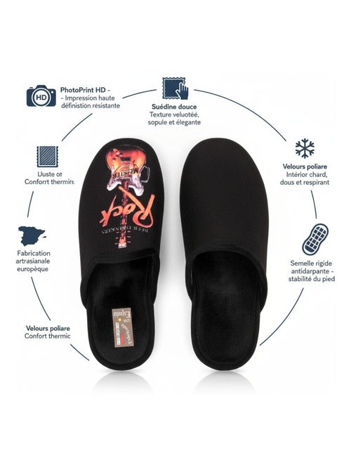 Pantofole Uomo Mule Fantasia PHOTOPRINT - Kiabi