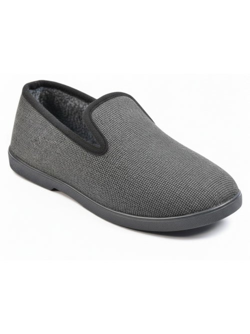 Pantofole uomo ozabi antiscivolo a quadri, suola estraibile - Kiabi Pantofole uomo ozabi antiscivolo a quadri, suola estraibile - Kiabi