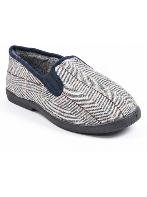 Pantofole uomo ozabi carreaux chevrons suola antidérapante - Kiabi Pantofole uomo ozabi carreaux chevrons suola antidérapante - Kiabi