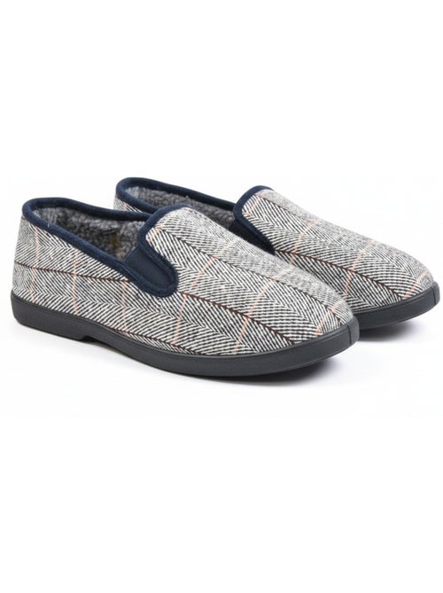 Pantofole uomo ozabi carreaux chevrons suola antidérapante - Kiabi Pantofole uomo ozabi carreaux chevrons suola antidérapante - Kiabi