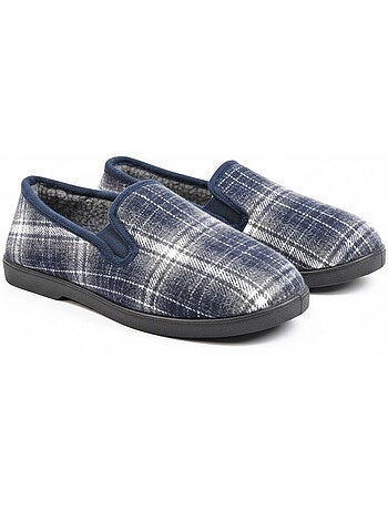 Pantofole uomo ozabi carreaux chevrons suola antidérapante