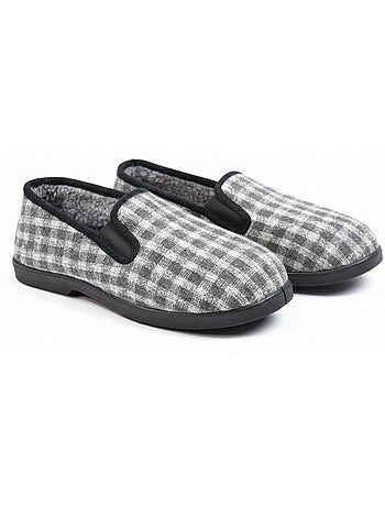 Pantofole uomo ozabi carreaux chevrons suola antidérapante