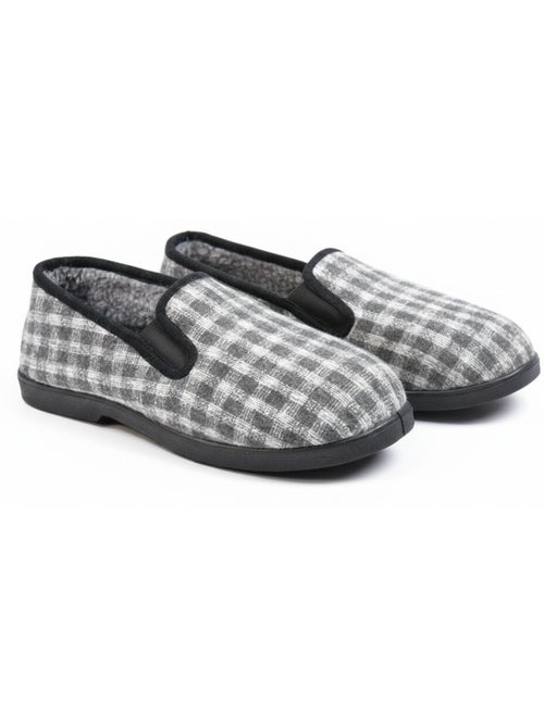 Pantofole uomo ozabi carreaux chevrons suola antidérapante - Kiabi Pantofole uomo ozabi carreaux chevrons suola antidérapante - Kiabi