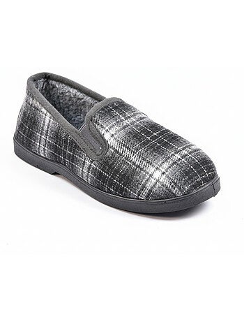 Pantofole uomo ozabi carreaux chevrons suola antidérapante