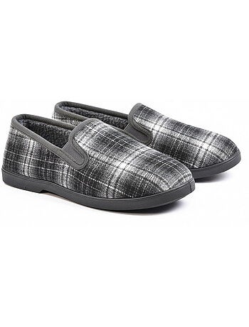 Pantofole uomo ozabi carreaux chevrons suola antidérapante