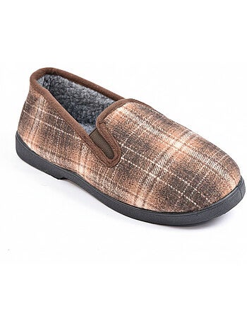 Pantofole uomo ozabi carreaux chevrons suola antidérapante