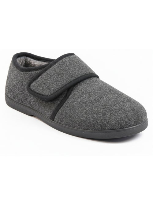 Pantofole uomo ozabi charentaise fodrrate banda autoadesiva suola antiscivolo - Kiabi Pantofole uomo ozabi charentaise fodrrate banda autoadesiva suola antiscivolo - Kiabi