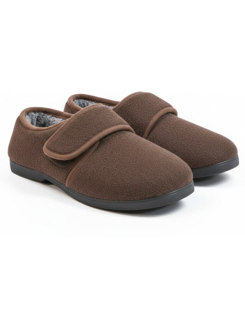 Pantofole uomo ozabi charentaise fodrrate banda autoadesiva suola antiscivolo - Kiabi Pantofole uomo ozabi charentaise fodrrate banda autoadesiva suola antiscivolo - Kiabi