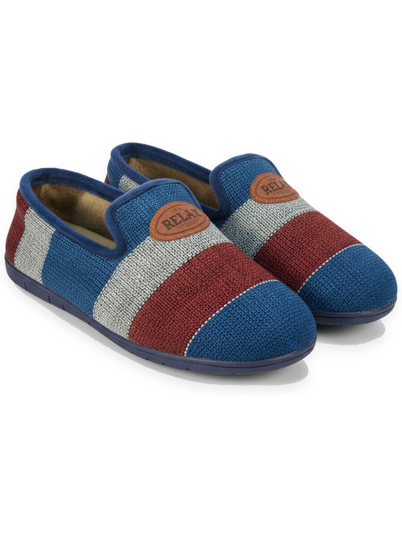 Pantofole uomo ozabi fantasia suola estraibile Blu - Kiabi