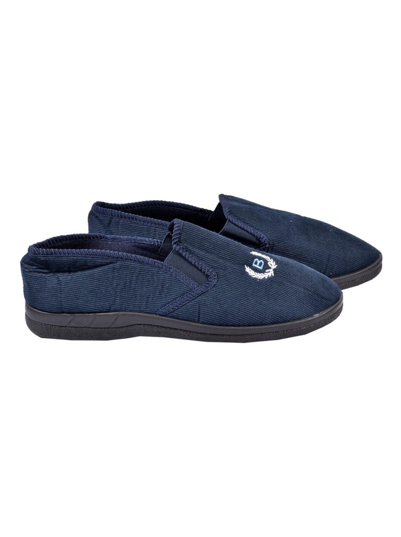 Pantofole Uomo Pantofola PREMIUM Blu marino - Kiabi